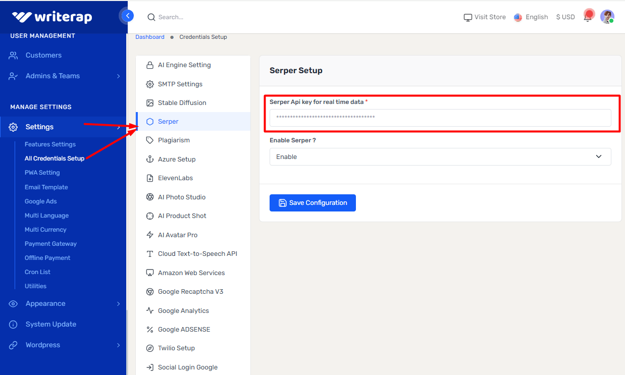 Writerap file structure